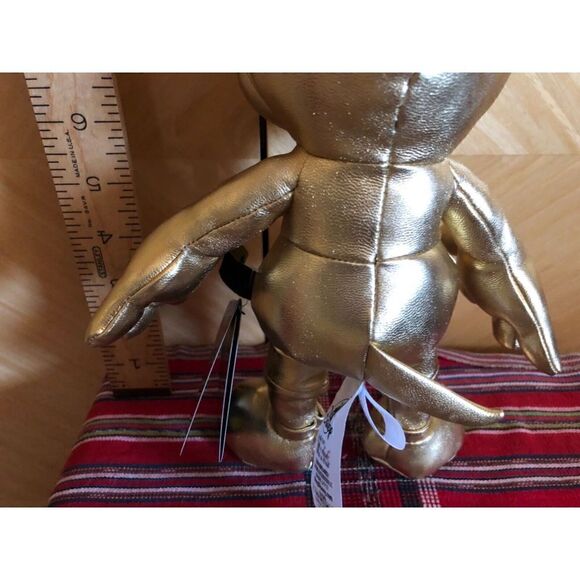 Mickey Mouse 90th Anniversary Gold Coll. BOTH Large and Small Plush NWT - Picture 7 of 12